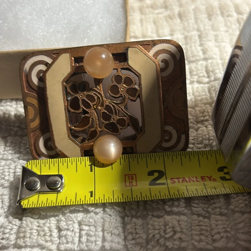 Joli whimsy, art, deco, jewelry brooch